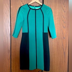 Emerald Green Lined Dress